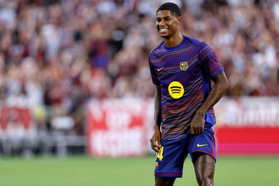 Marcus Rashford jest zawodnikiem Barcelony wypożyczonym z Manchesteru United