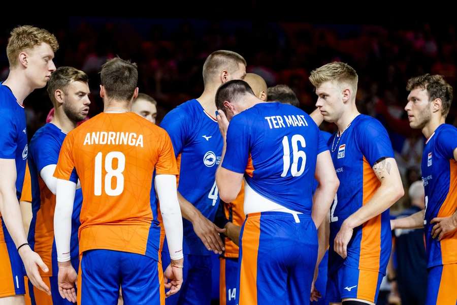 De Nederlandse volleyballers konden kwalificatie voor de Spelen niet afdwingen