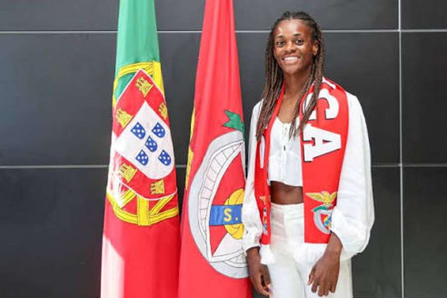 Diana Silva com as cores do Benfica Diana Silva com as cores do Benfica