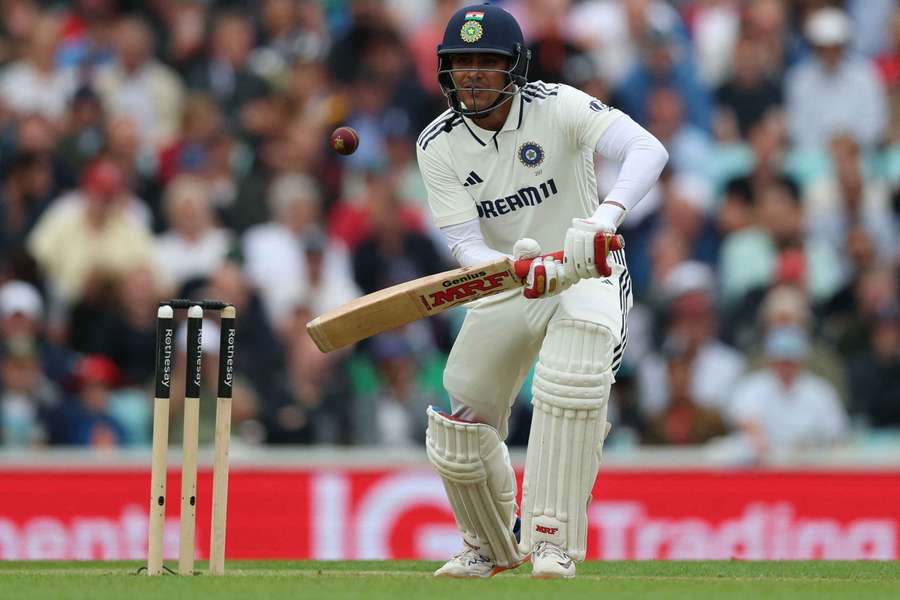 Shubman Gill in action for India Shubman Gill in action for India