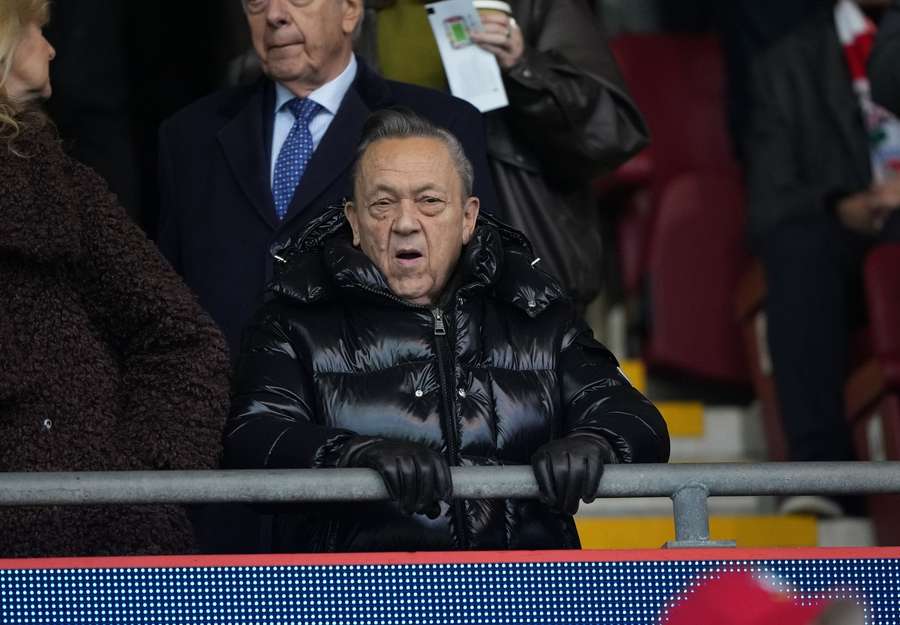 David Sullivan chairman and shareholder of West Ham United watches from the stands David Sullivan chairman and shareholder of West Ham United watches from the stands