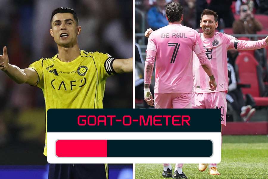 Das dieswöchige GOAT-o-Meter zwischen Cristiano Ronaldo und Lionel Messi