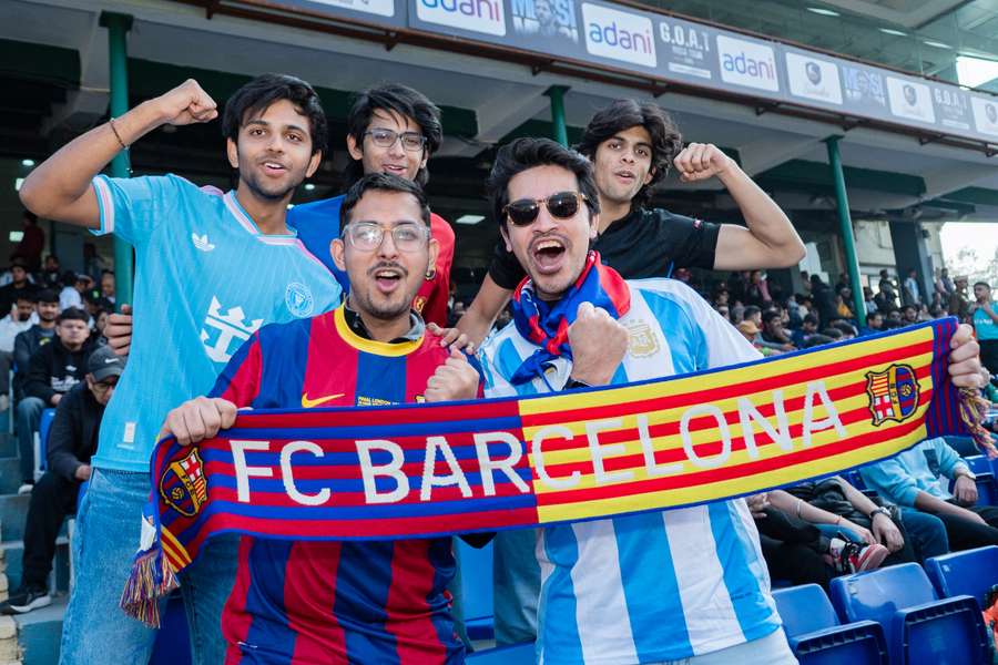 Fans flocked to catch a glimpse of the footballing legend