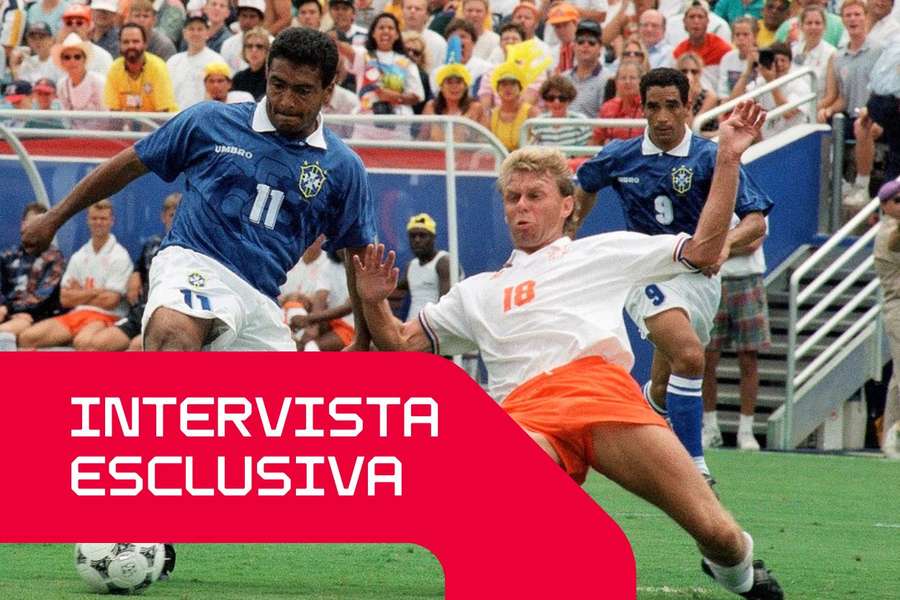 Valckx contro Romario ai Mondiali del 94