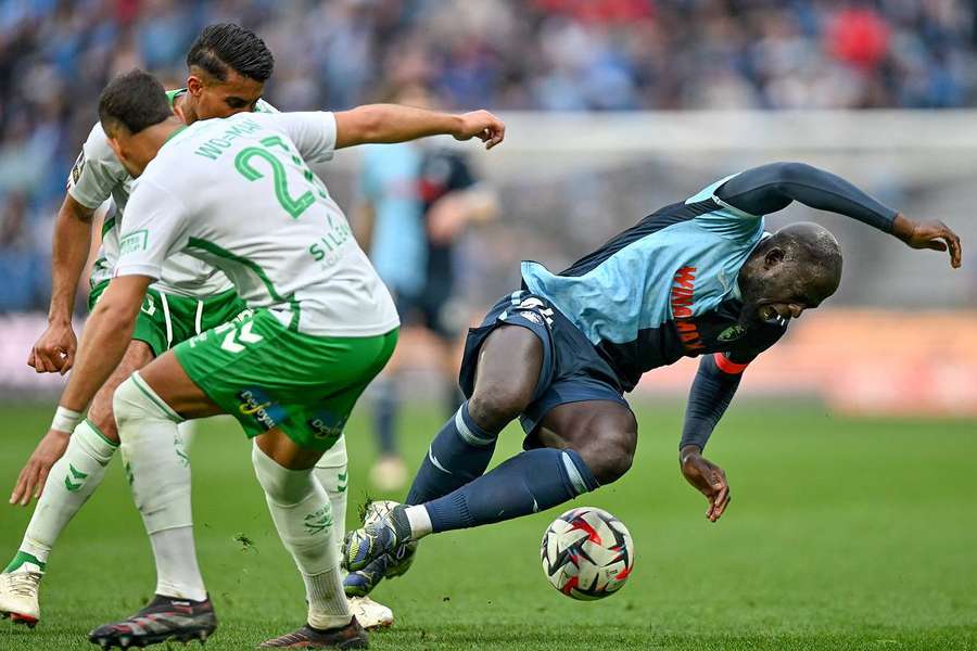 Abdoulaye Touré a permis au Havre d'égaliser avant la pause. 