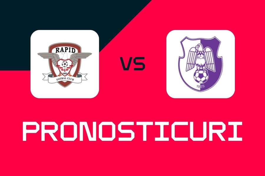 Rapid - FC Argeș: Pronosticuri, cele mai bune pariuri și cote Superliga