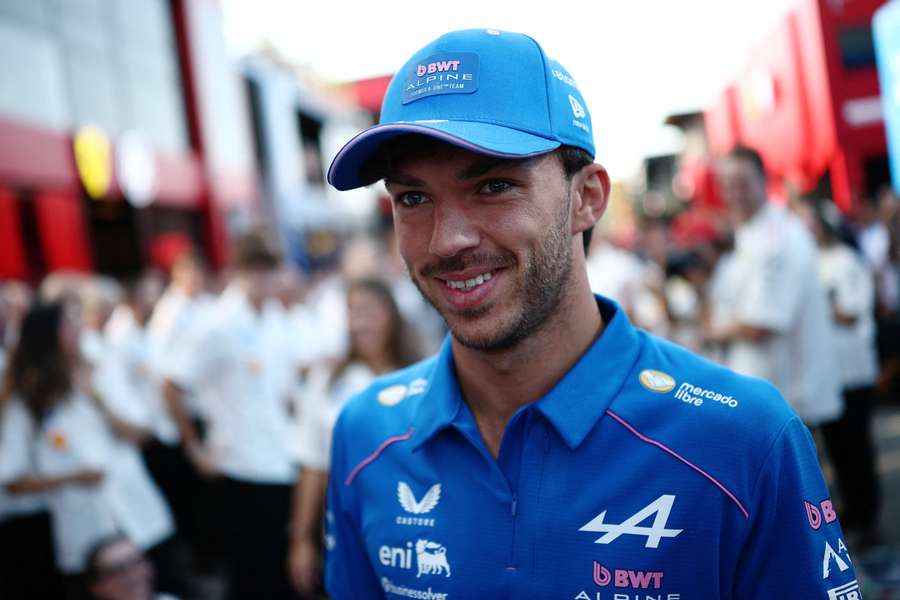 Pierre Gasly content de son weekend.