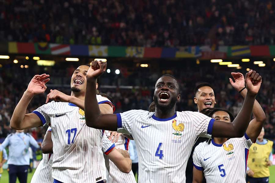 France celebrate penalties win