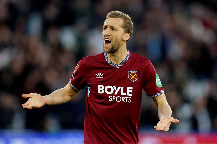 Tomáš Souček se trefil proti Evertonu.