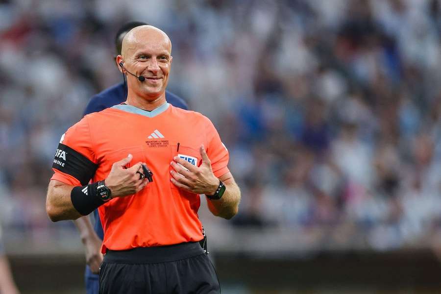 Szymon Marciniak lors de la finale de la Coupe du monde 2022.
