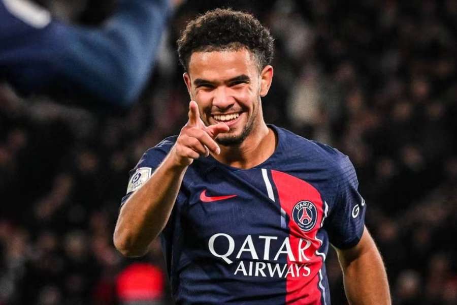 Zaire-Emery tijdens de wedstrijd tegen Montpellier