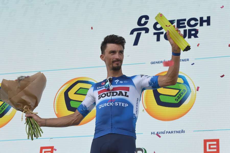 Alaphilippe après son succès ce dimanche.