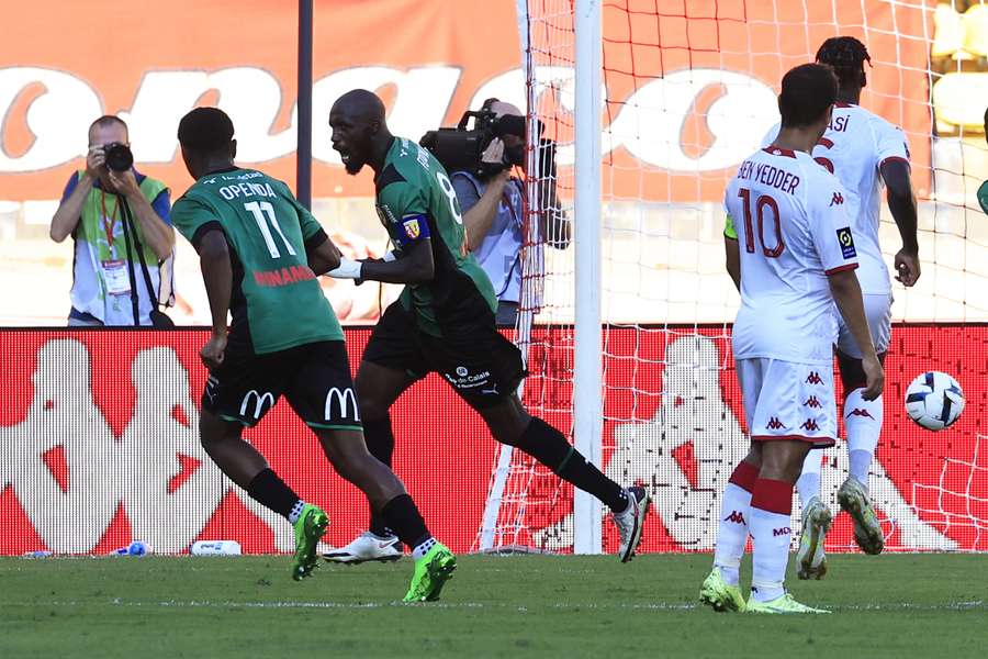 Lens put four past Monaco Lens put four past Monaco