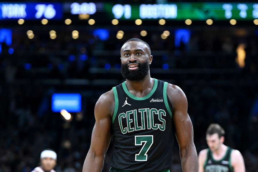 Jaylen Brown had a big performance to keep the Boston Celtics in their series versus the New York Knicks.