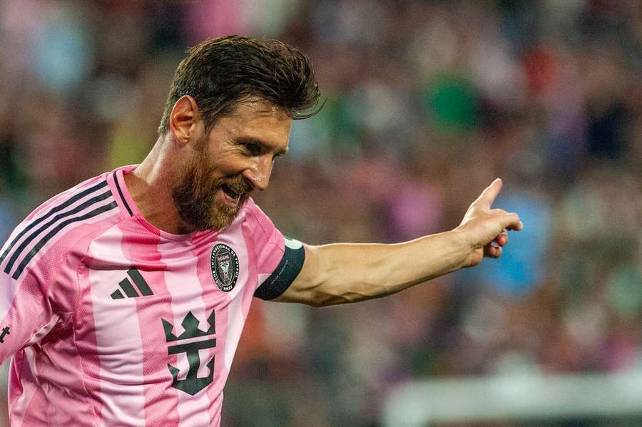 Lionel Messi bejubelt seinen Treffer zum 2:0.