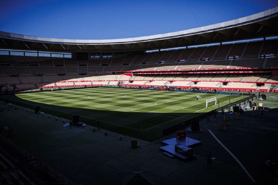 La Cartuja ya está lista para acoger al Real Madrid y a Osasuna