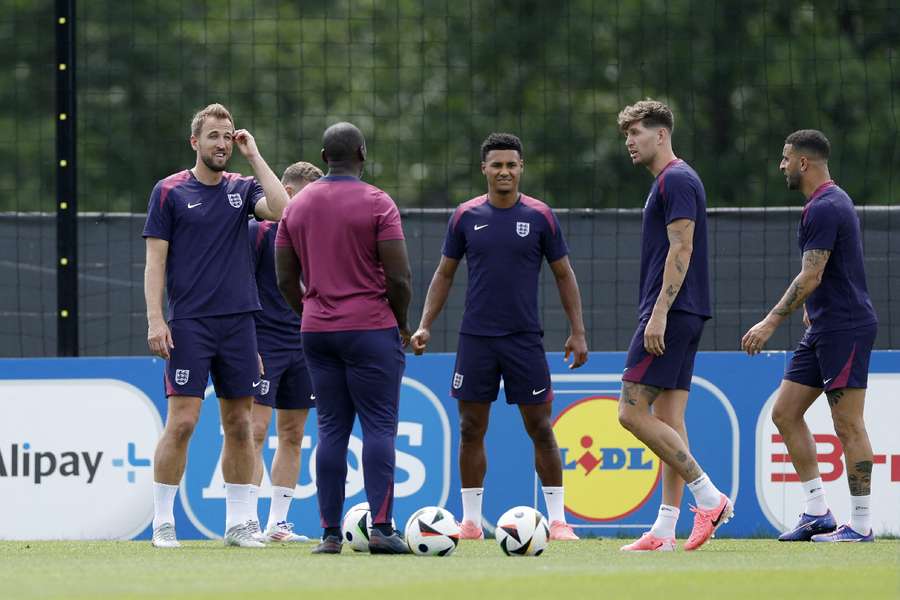 England in training