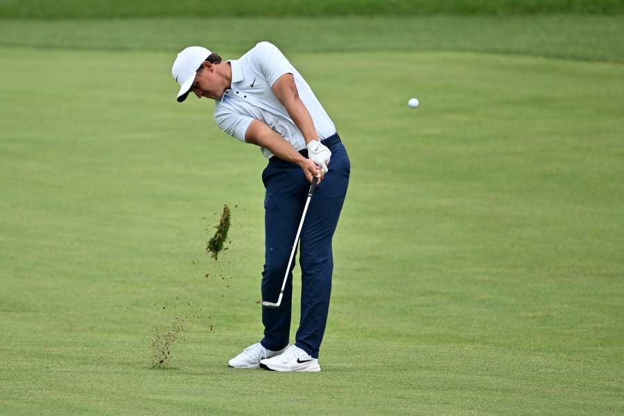 Champ in action at the Canadian Open