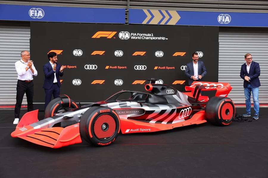 Promo predstavenie Audi na VC Belgicka v Spa-Francorchamps v auguste 2022. 