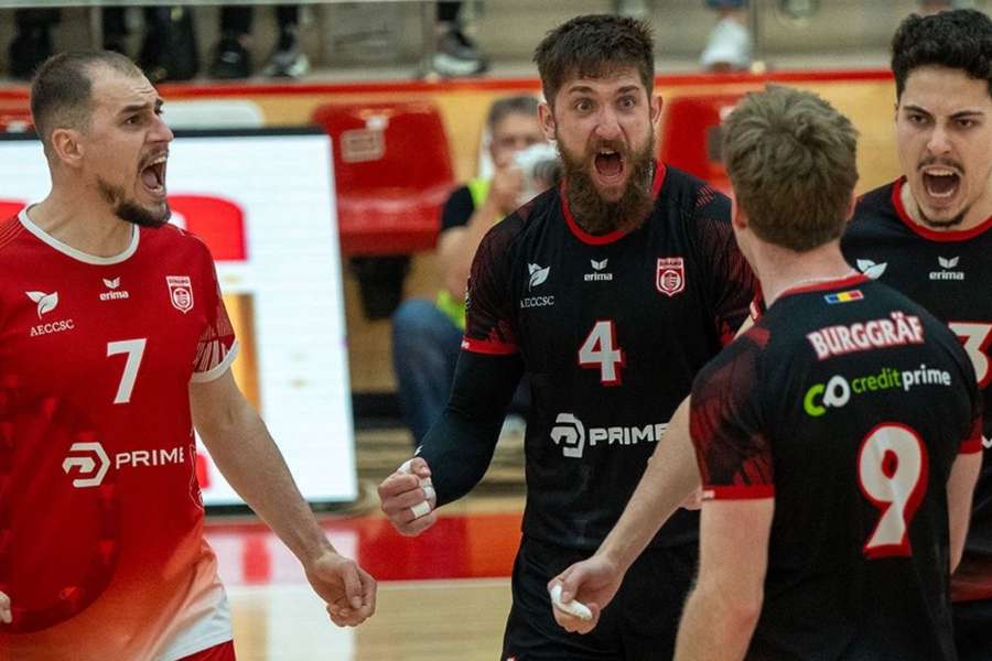 CS Dinamo a restabilit egalitatea în finala de la volei masculin