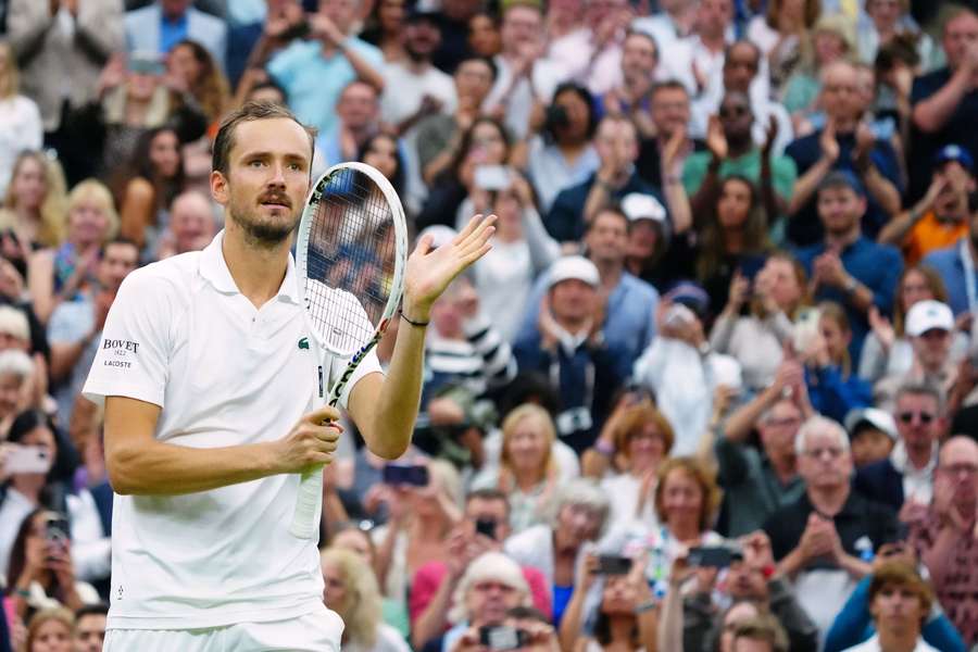 Medvedev is into his second Wimbledon semi-final