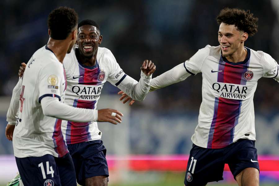 Il PSG esulta Il PSG esulta