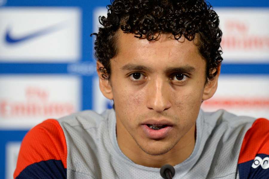 Marquinhos em 2013, primeiro ano do zagueiro no PSG