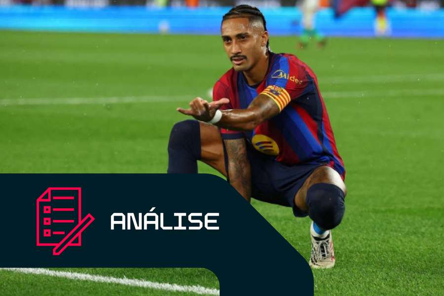 Raphinha, capitão do insacivável Barcelona Raphinha, capitão do insacivável Barcelona