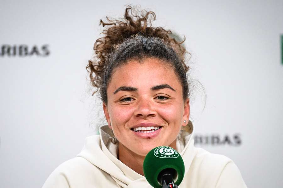 Jasmine Paolini in conferenza stampa