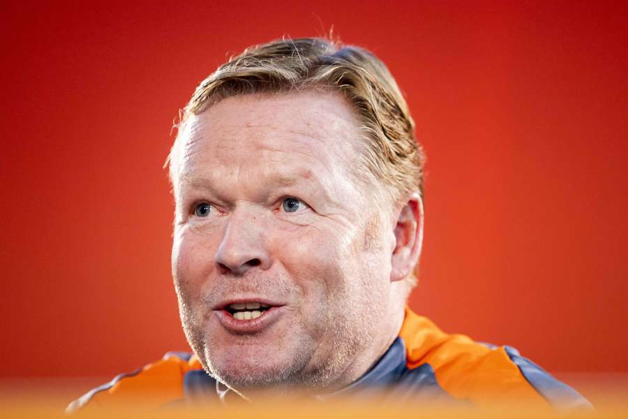 Ronald Koeman vond Nederland 'aan de bal' een van de betere wedstrijden spelen