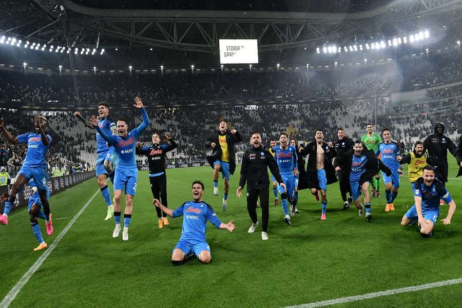 I festeggiamenti all'Allianz Stadium I festeggiamenti all'Allianz Stadium