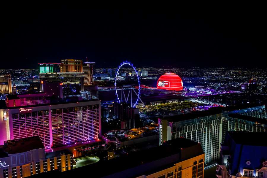 Todo o esplendor de Las Vegas só pode ser visto à noite