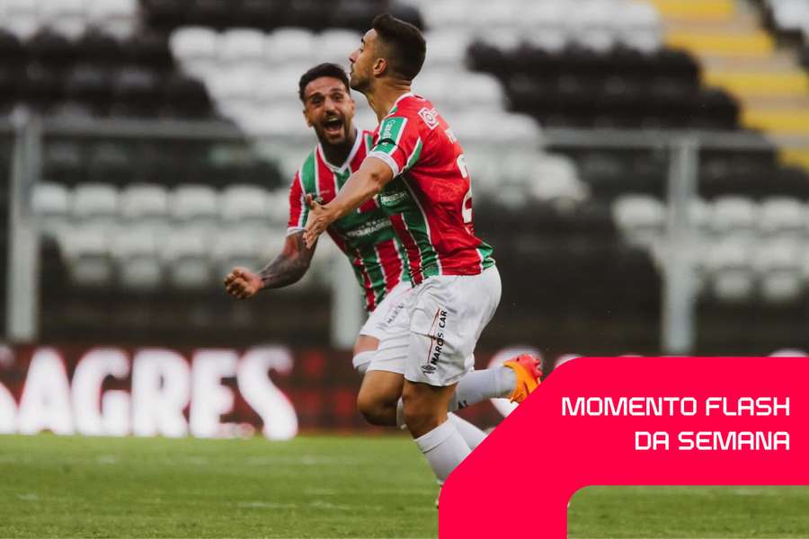 Rodrigo Pinho anotou um golo sensacional no Bessa