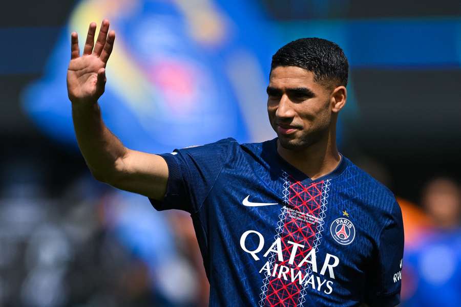 Hakimi, jugador del PSG Hakimi, jugador del PSG
