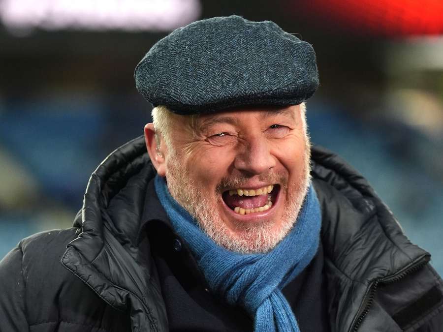 Ally McCoist ahead of kick-off at the Ibrox Ally McCoist ahead of kick-off at the Ibrox