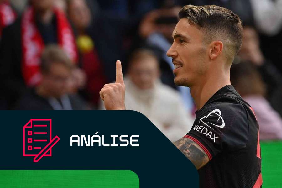 Grimaldo marcou quatro golos