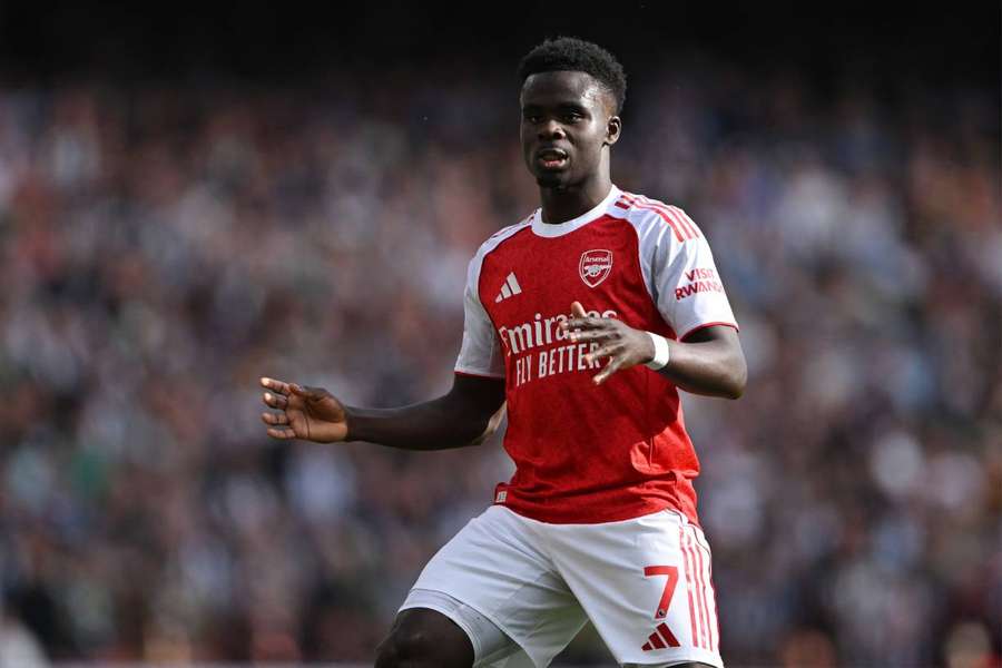 Bukayo Saka, jugador del Arsenal