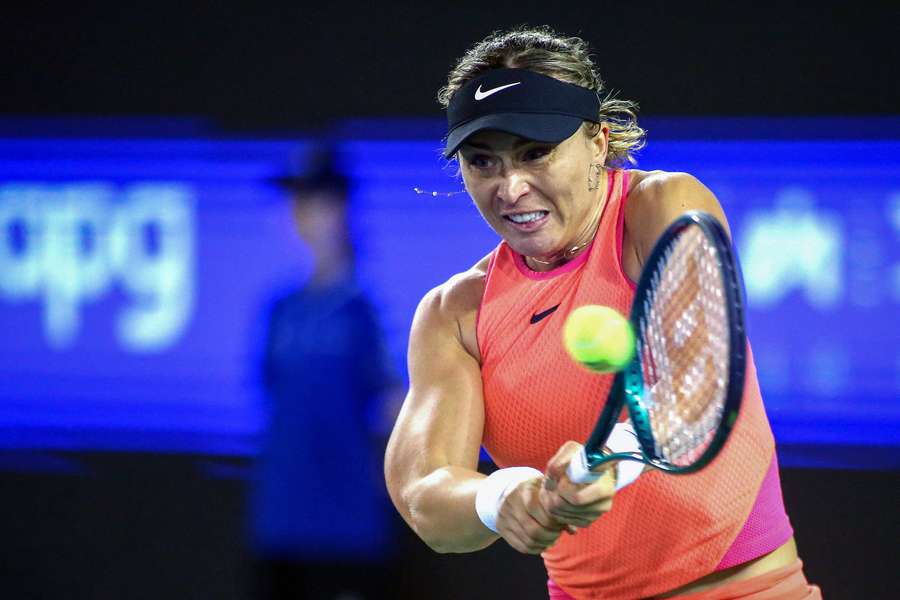 Paula Badosa, en su último partido en el torneo de Ningbo