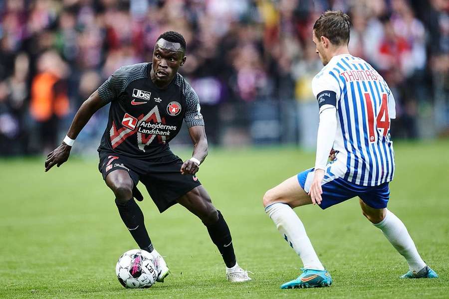 Pione Sisto ao serviço do Midtjylland