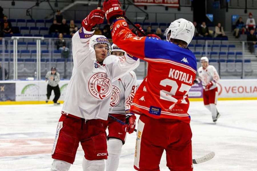 Slavia proti Porubě jasně dominovala. Slavia proti Porubě jasně dominovala.