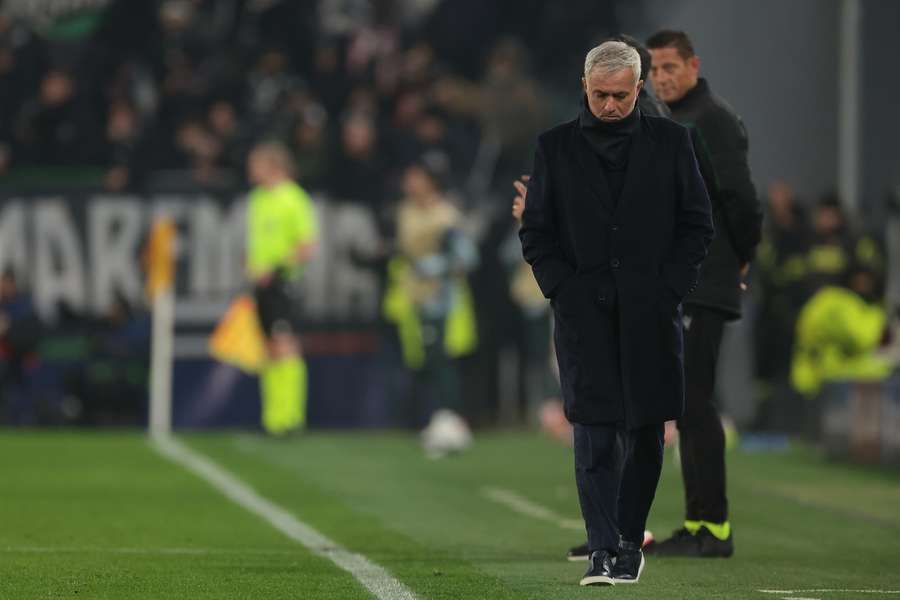 José Mourinho, treinador do Benfica, em Turim