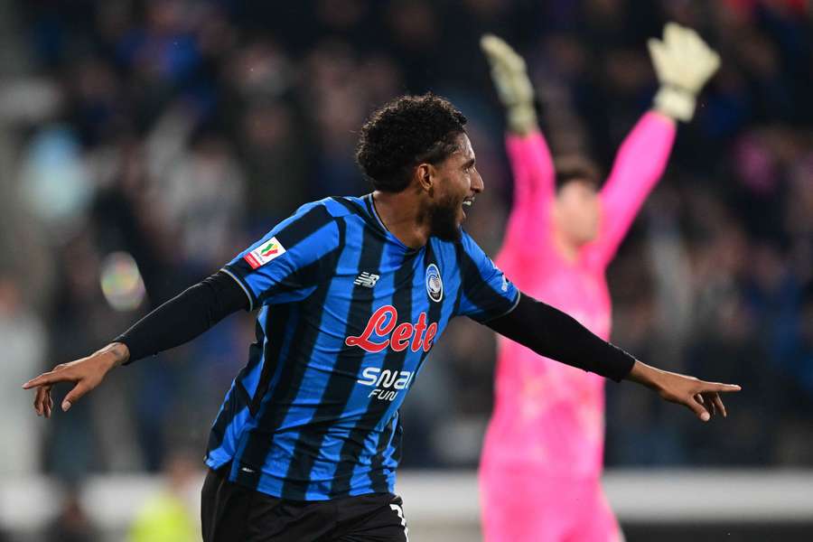 Éderson em ação pela Atalanta Éderson em ação pela Atalanta