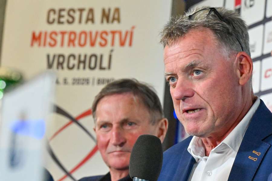 Radim Rulík na nominační tiskové konferenci.