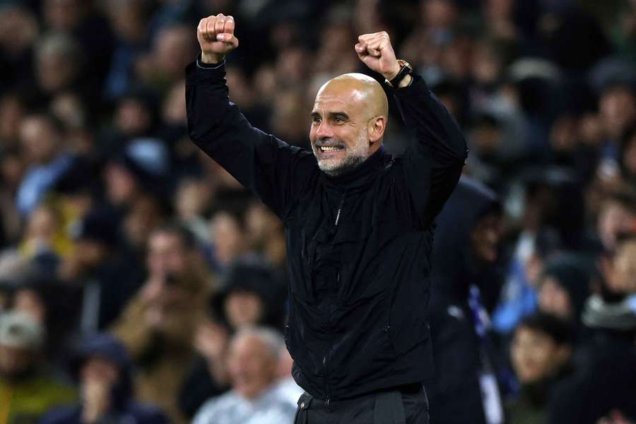 Pep Guardiola en Premier League mercredi.