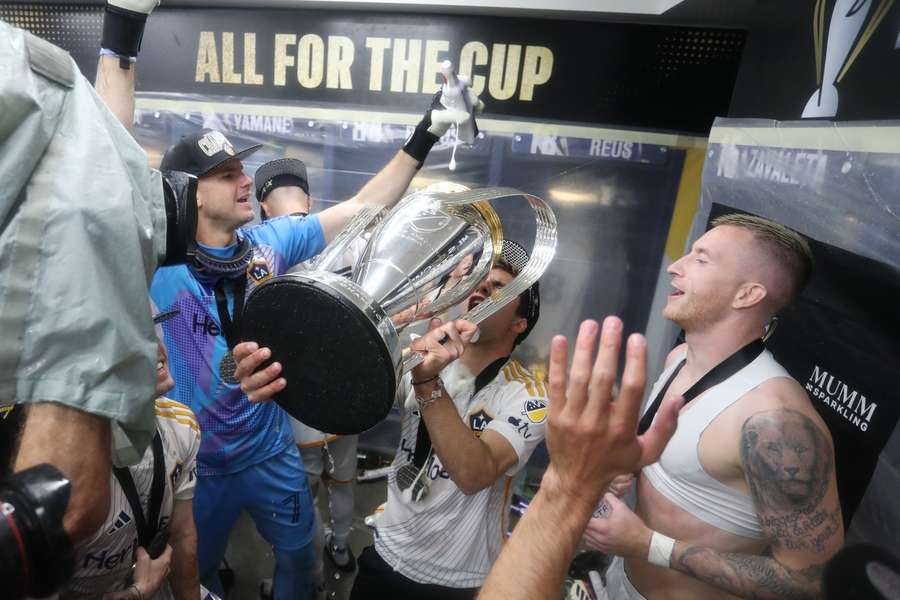 Marco Reus comemora a conquista do título de campeão americano