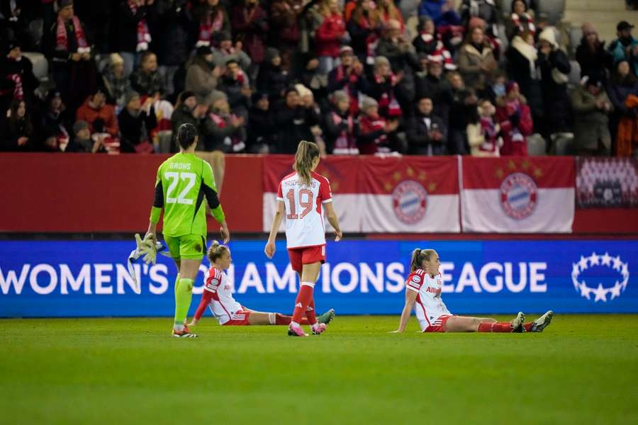 As mulheres do FC Bayern não passam para a fase a eliminar
