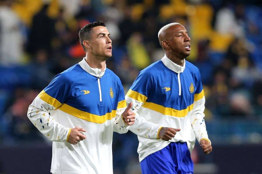 Ronaldo with Anderson Talisca