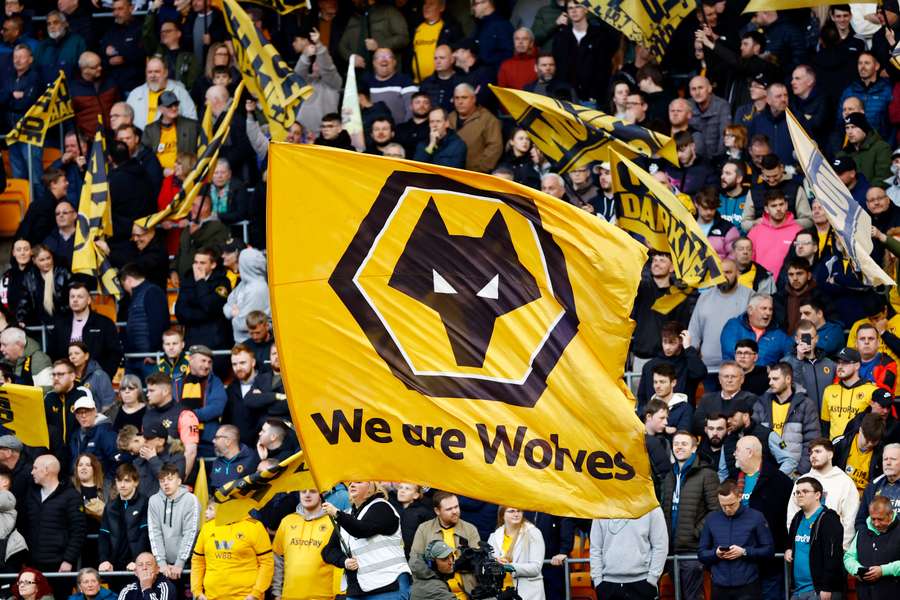 Wolverhampton Wanderers' fans på Molineux