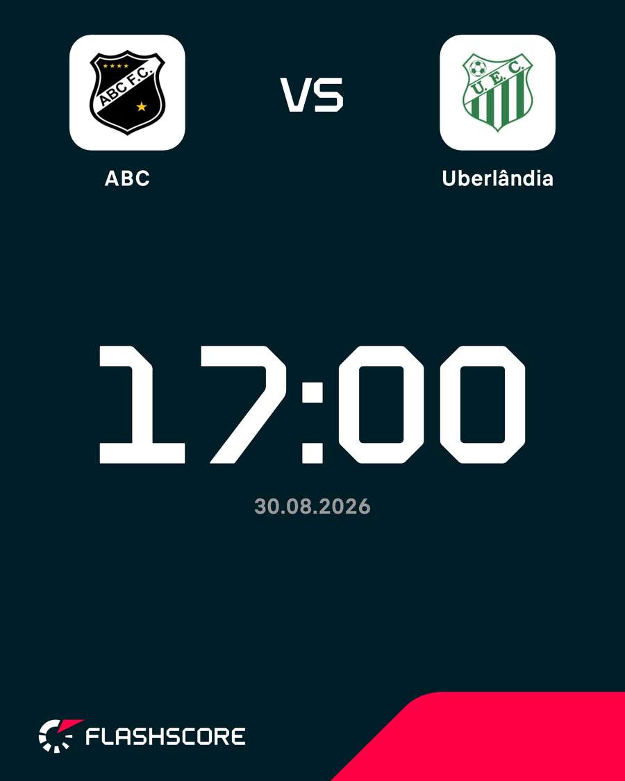 ABC e Uberlândia jogam neste domingo (30), às 17h ABC e Uberlândia jogam neste domingo (30), às 17h