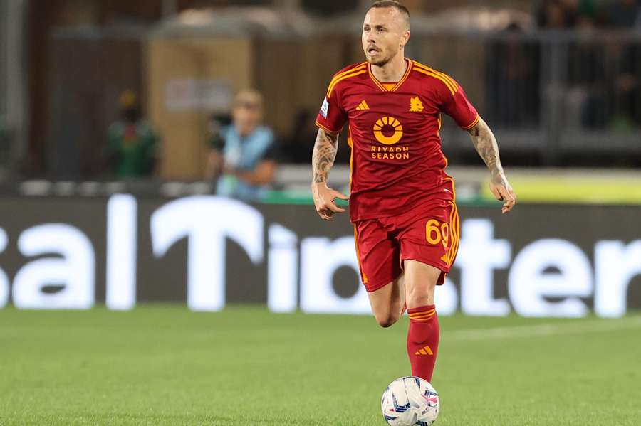 Angelino in actie voor AS Roma